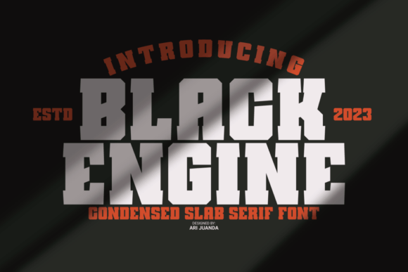 Black Engine: A Bold Font for Modern Design