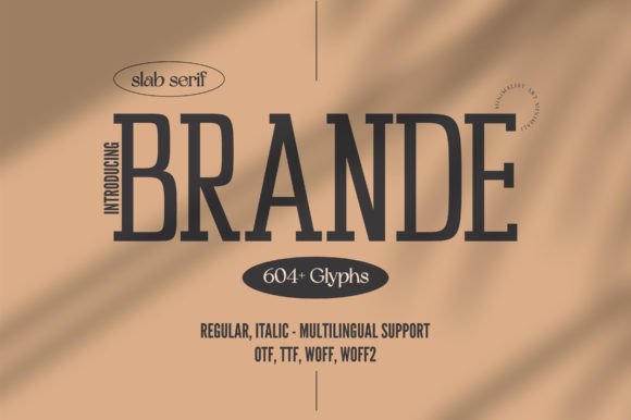 Brande: A Refined Font for Elevating Design Workflows