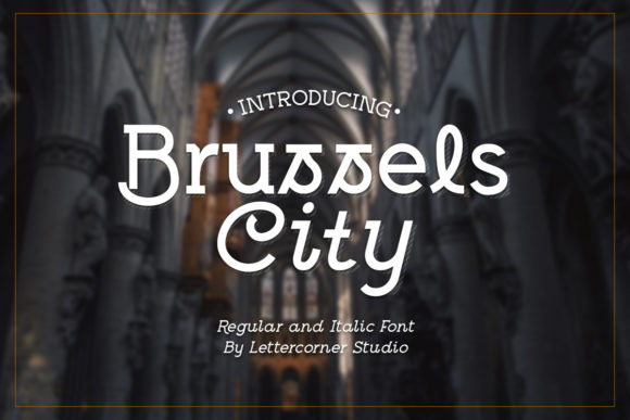 Brussels City Font Family: A Slab Serif for Modern Designers