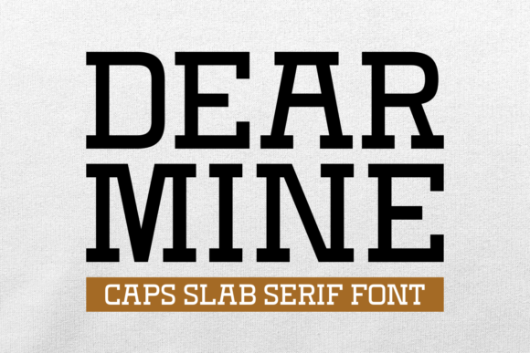 Dear Mine: A Bold Statement in Typography for Modern Creators
