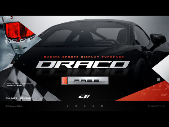 Draco: A Modern Slab Serif Font Designed for Speed and Style