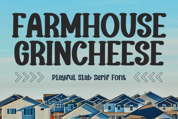 Farmhouse Grincheese: A Playful Font for Bold Designs