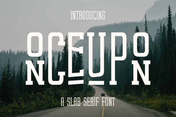 Onceupon: A Bold Font That Elevates Your Design