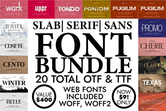 Slab Serif, Serif, Sans Serif Font Bundle: A Practical Guide to Choosing and Using the Right Fonts