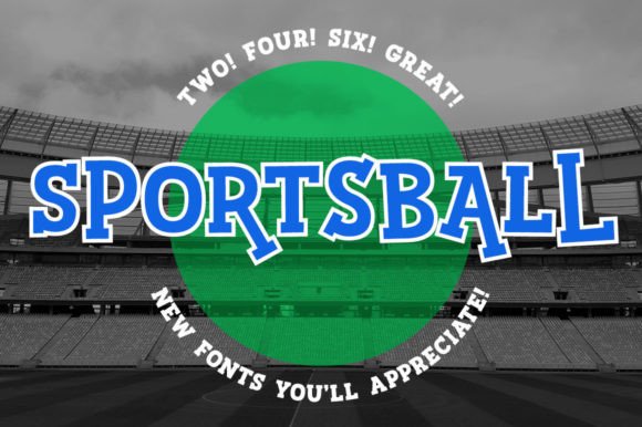 Sportsball: A Unique Font for Dynamic Design Projects