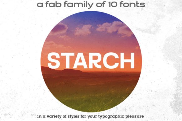 Starch: A Font Family with Structure and Style
