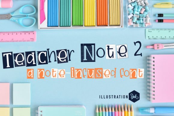 Teacher Note 2: A Handwritten Display Font for Creative Projects