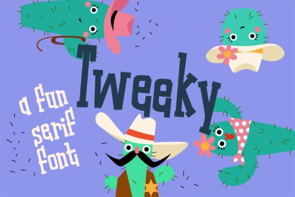 Tweeky: A Playful, Boxy Hand-Drawn Font for Creative Expression