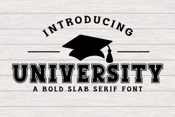 University Bold Slab Serif Font for Powerful Designs