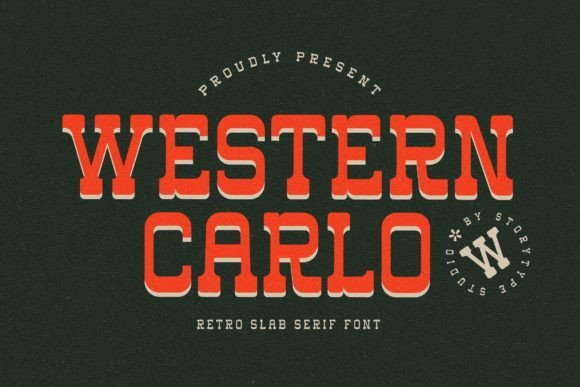 Western Carlo: A Bold and Versatile Font for Strategic Design Impact