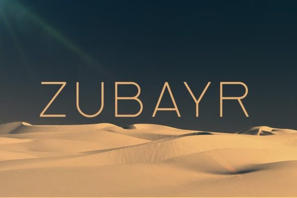 Zubayr: A Font That Balances Style and Readability